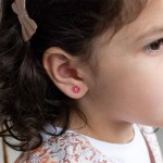 Kolczyki samoprzylepne dla dzieci - Kwiaty i motyle, 30 par / Rex London