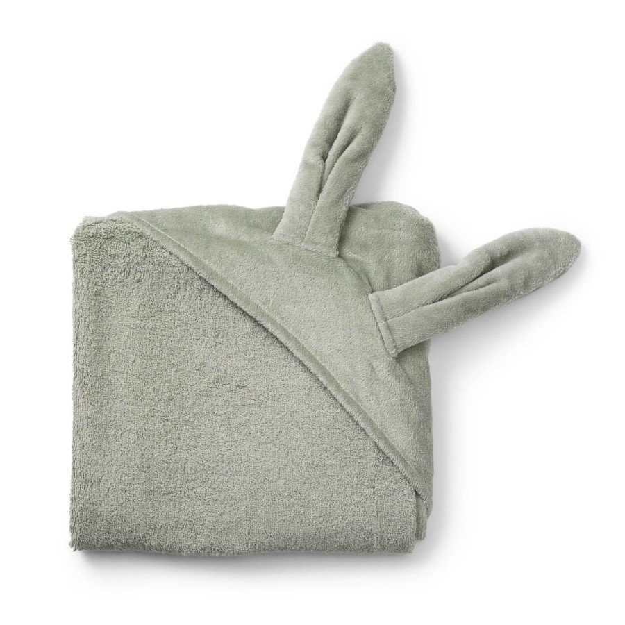 Ręcznik z kapturkiem - Mineral Green Bunny / Elodie Details