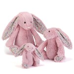 Jellycat króliczek Różowy kwiaty RÓŻNE WYMIARY