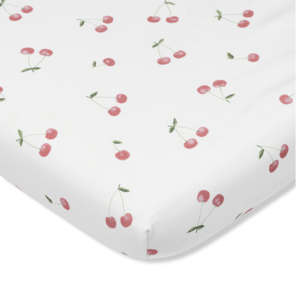Prześcieradło do Next2Me CHERRIES / Pink no More