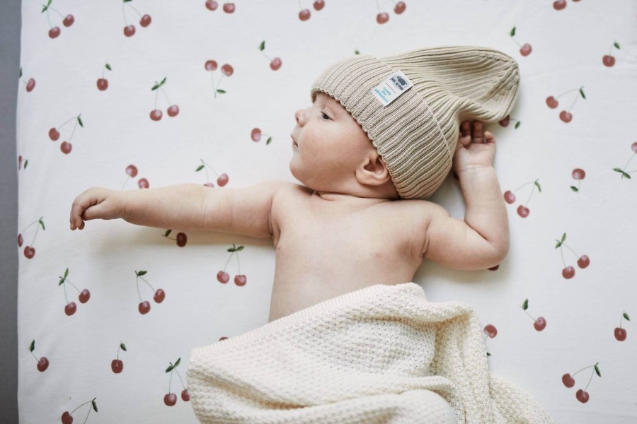 Prześcieradło do Next2Me CHERRIES / Pink no More