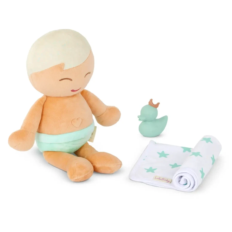 Bath Doll Lulla Baby - lalka przytulanka do kąpieli - chłopiec blondyn / LullaBaby
