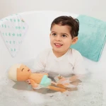 Bath Doll Lulla Baby - lalka przytulanka do kąpieli - chłopiec blondyn / LullaBaby