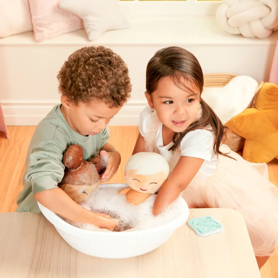 Bath Doll Lulla Baby - lalka przytulanka do kąpieli - chłopiec blondyn / LullaBaby