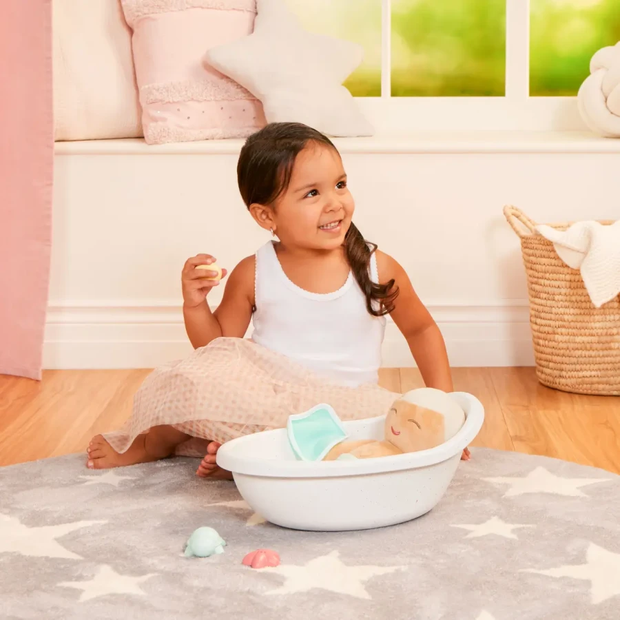 Bath Doll Lulla Baby - lalka przytulanka do kąpieli - chłopiec blondyn / LullaBaby