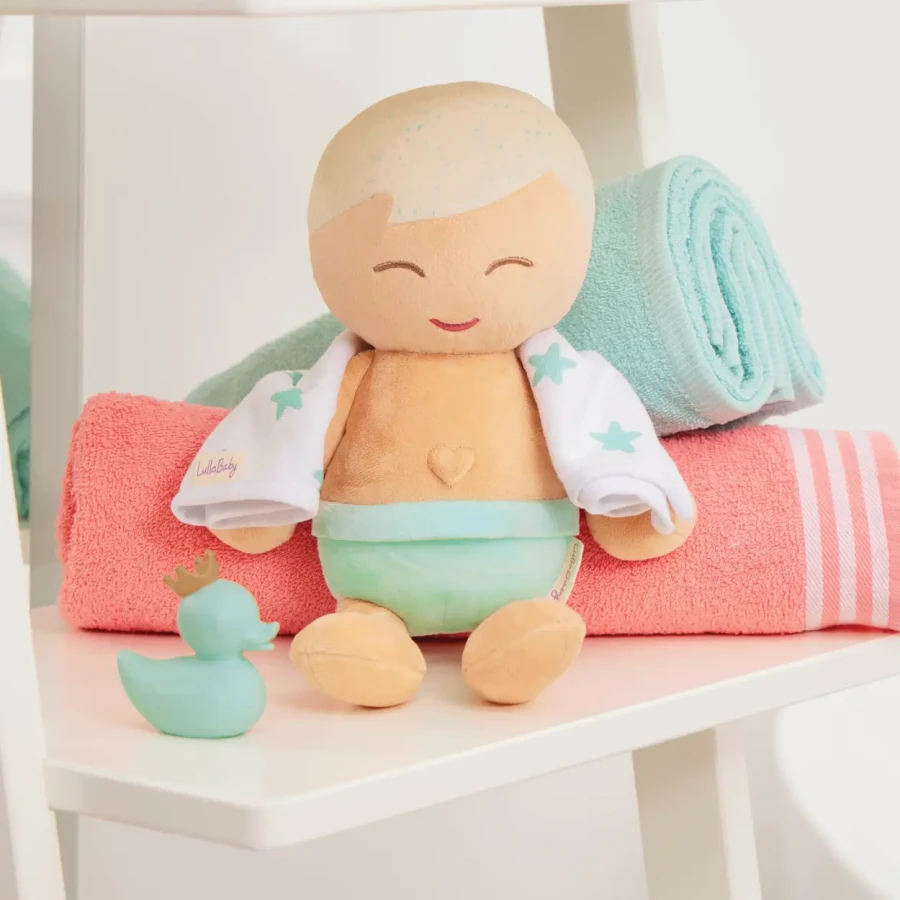 Bath Doll Lulla Baby - lalka przytulanka do kąpieli - chłopiec blondyn / LullaBaby