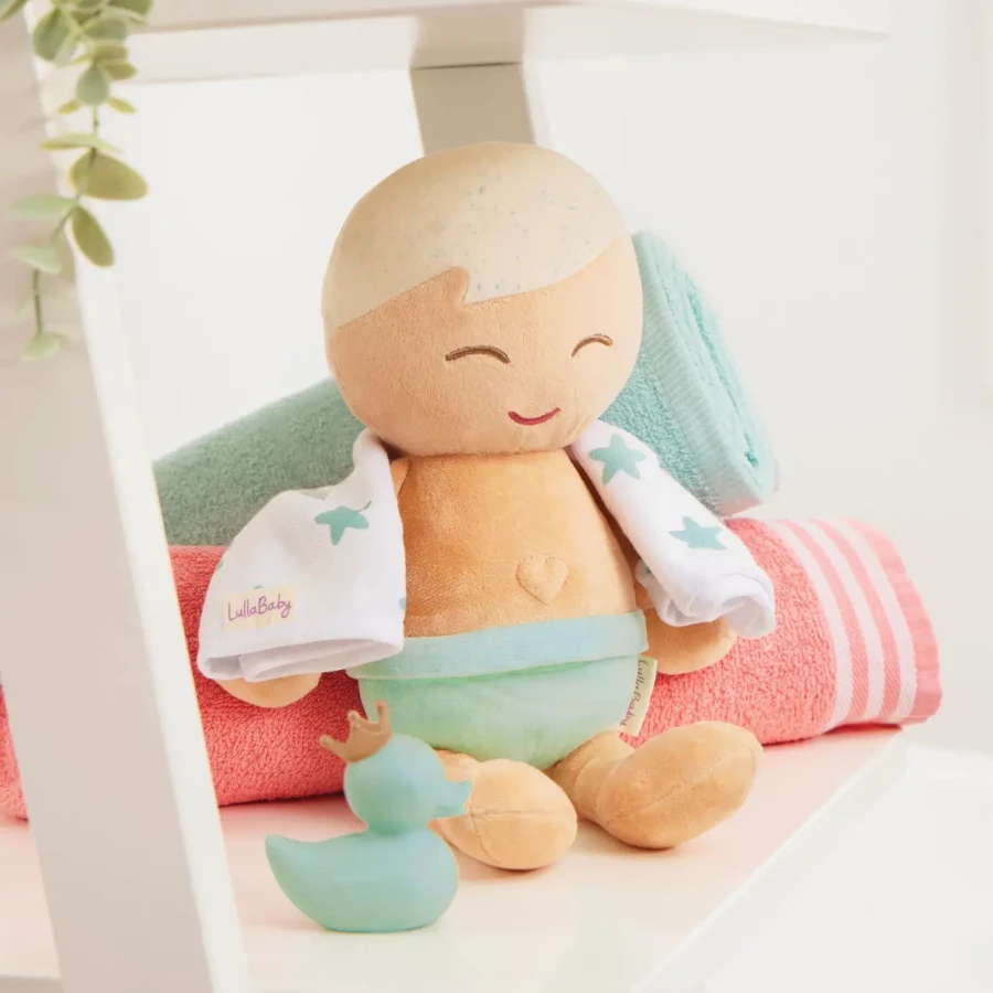 Bath Doll Lulla Baby - lalka przytulanka do kąpieli - chłopiec blondyn / LullaBaby