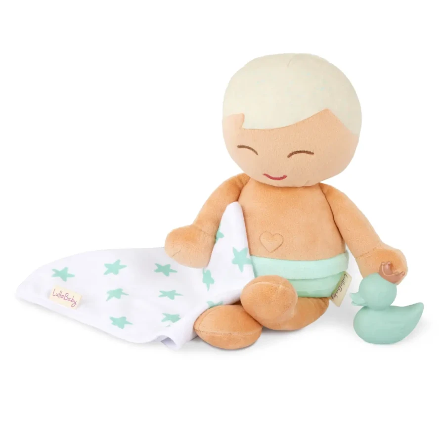 Bath Doll Lulla Baby - lalka przytulanka do kąpieli - chłopiec blondyn / LullaBaby
