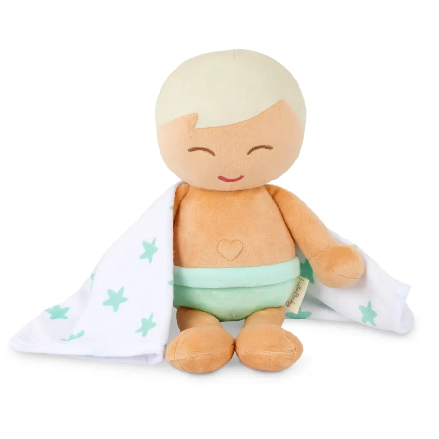 Bath Doll Lulla Baby - lalka przytulanka do kąpieli - chłopiec blondyn / LullaBaby