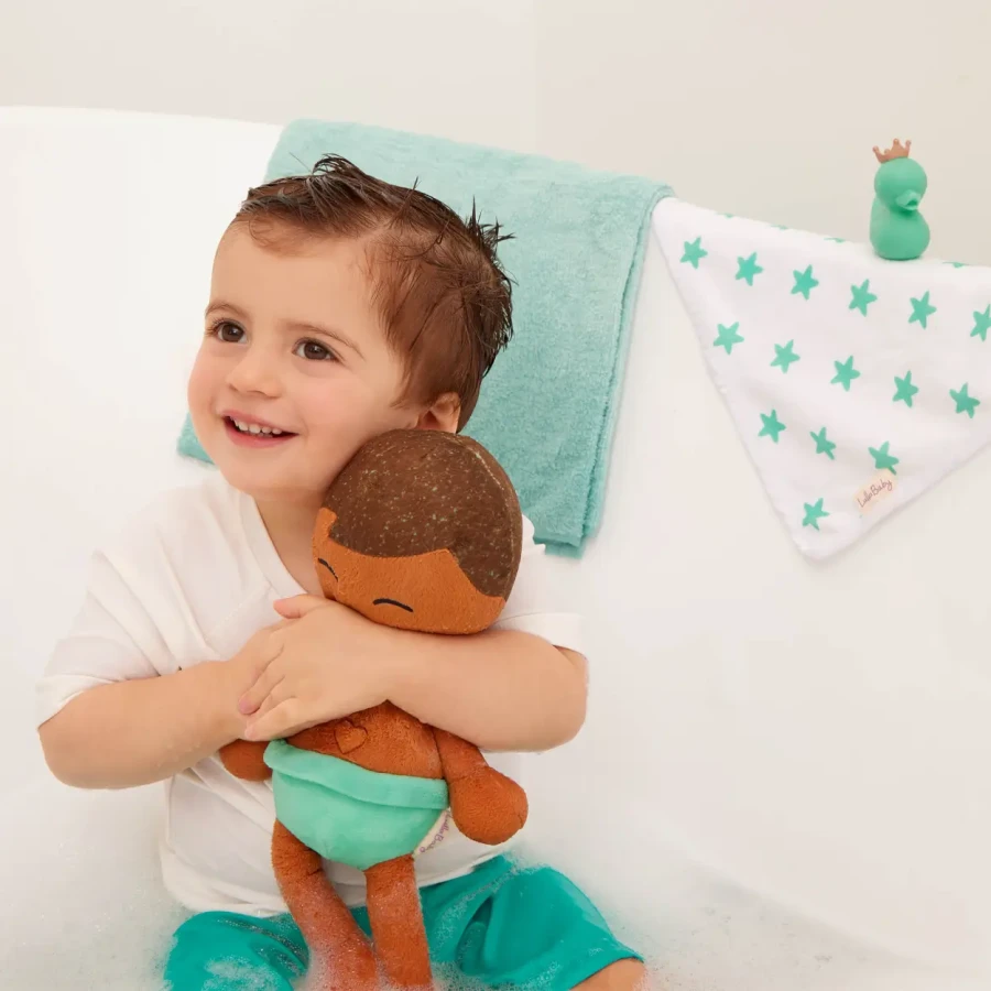 Bath Doll Lulla Baby - lalka przytulanka do kąpieli - chłopiec szatyn / LullaBaby