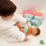 Bath Doll Lulla Baby - lalka przytulanka do kąpieli - chłopiec szatyn / LullaBaby