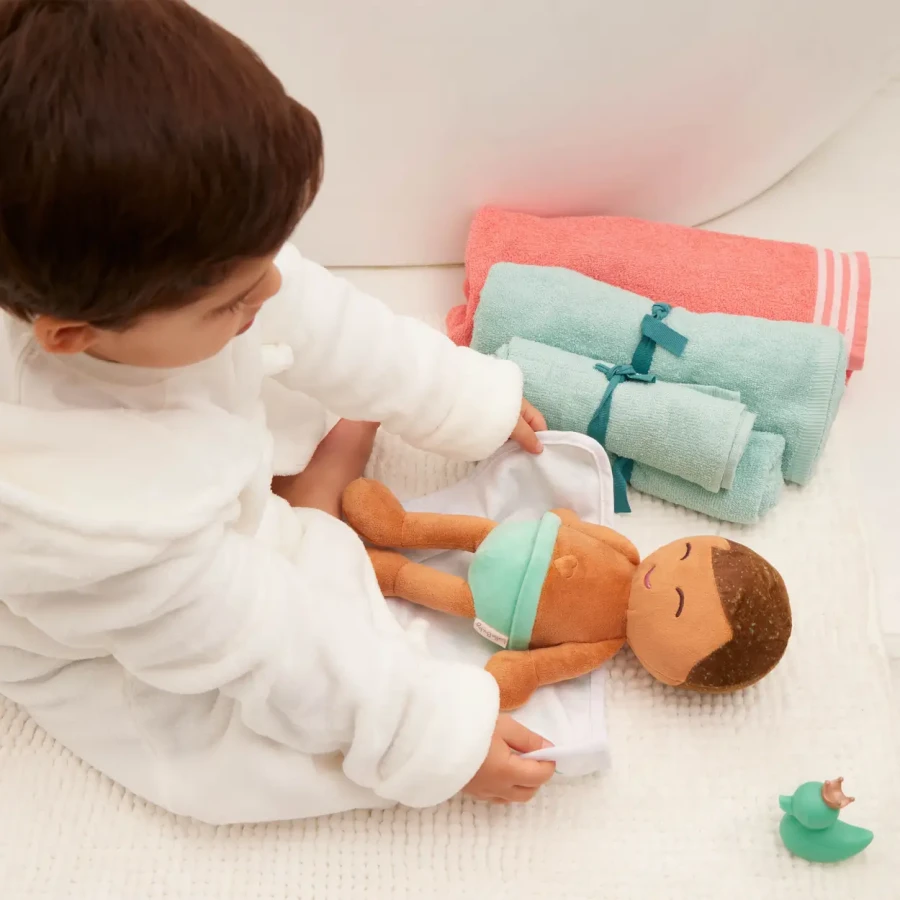 Bath Doll Lulla Baby - lalka przytulanka do kąpieli - chłopiec szatyn / LullaBaby