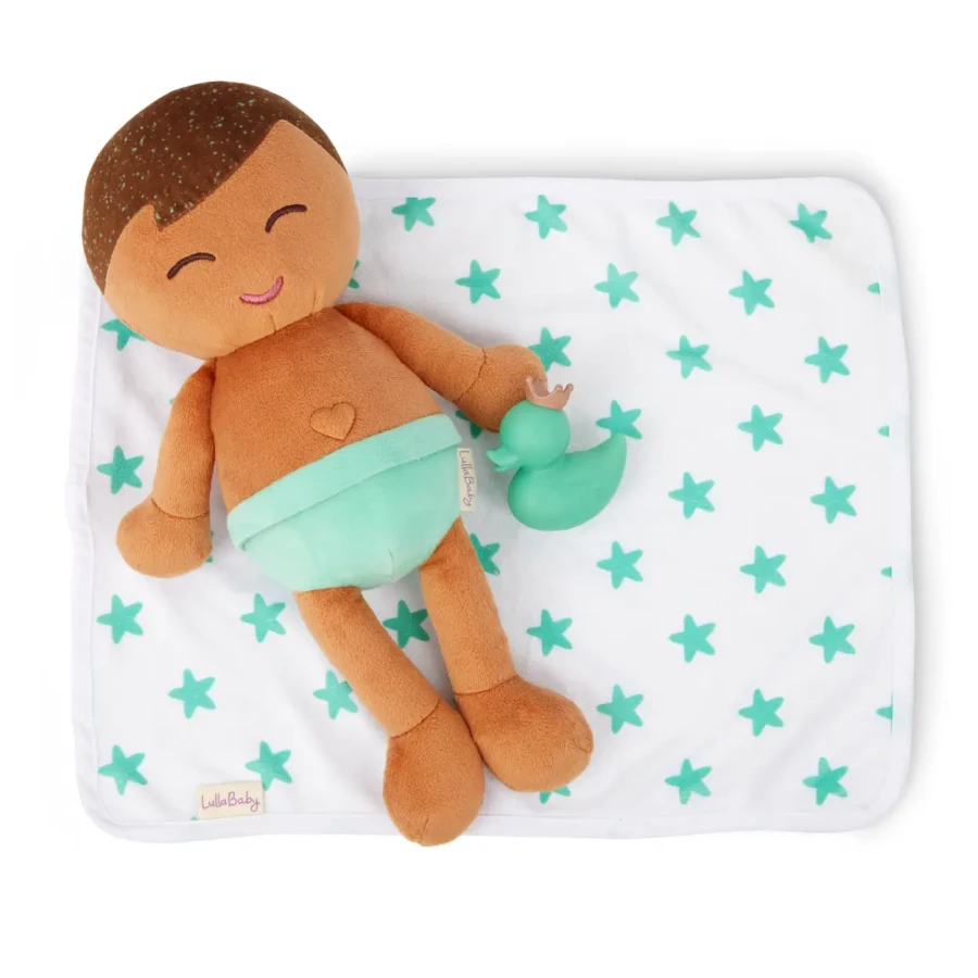 Bath Doll Lulla Baby - lalka przytulanka do kąpieli - chłopiec szatyn / LullaBaby