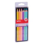 Kredki ołówkowe Jumbo - pastel / Apli Kids