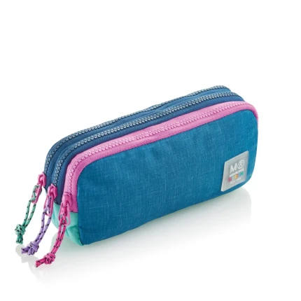 Potrójny piórnik - Rider Purple / Miquelrius