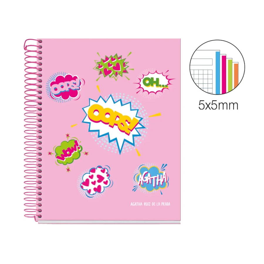 Notatnik A5 - WOW ARP, 120 kartek / Miquelrius