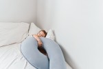 Poduszka ciążowa Organic kolor: dusty blue / Poofi