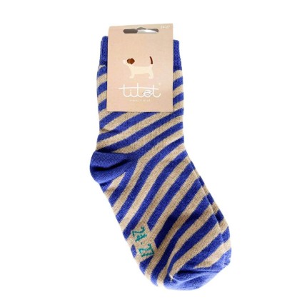 Skarpety dziecięce Stripes Purple / TITOT