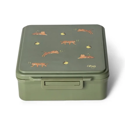 Grand lunch box z termosem - Tiger / Citron