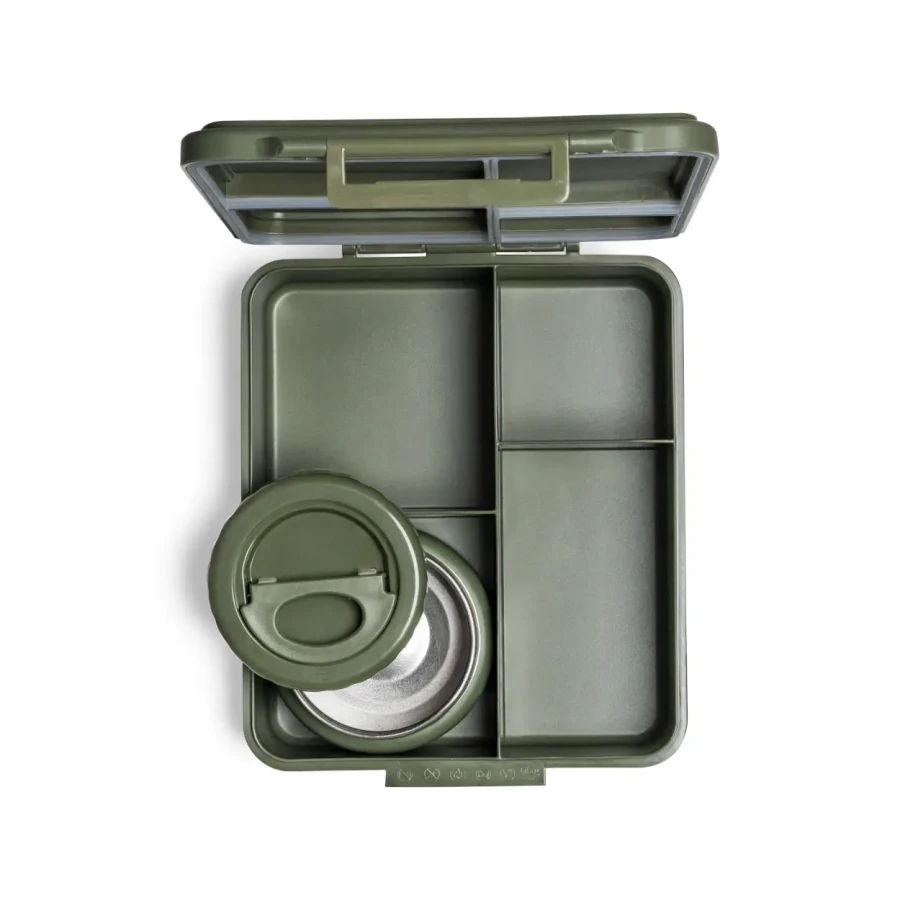 Grand lunch box z termosem - Tiger / Citron