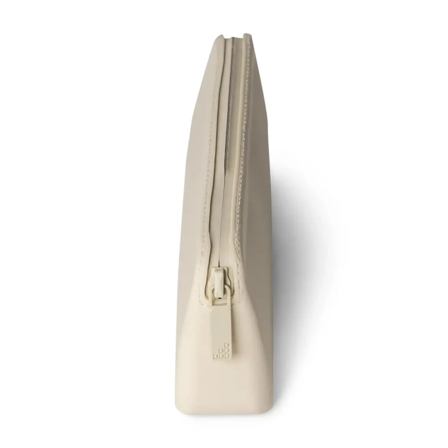 Sztućce stalowo-silikonowe z etui na zamek - Ballerina / Citron