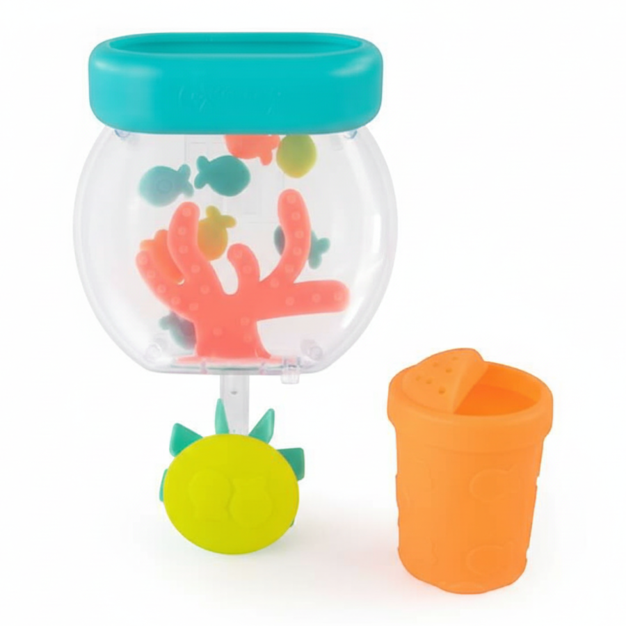 Zabawka do kąpieli z przyssawkami - karmienie rybek / Sassy