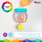 Zabawka do kąpieli z przyssawkami - karmienie rybek / Sassy