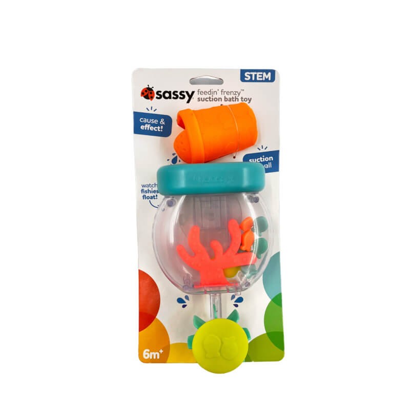 Zabawka do kąpieli z przyssawkami - karmienie rybek / Sassy