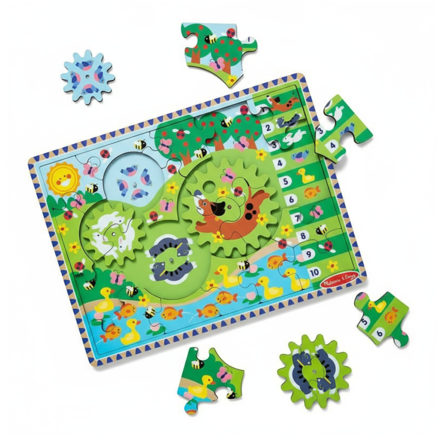 Drewniana układanka Zwierzęta / Melissa & Doug