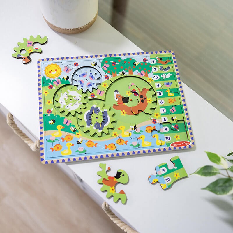 Drewniana układanka Zwierzęta / Melissa & Doug