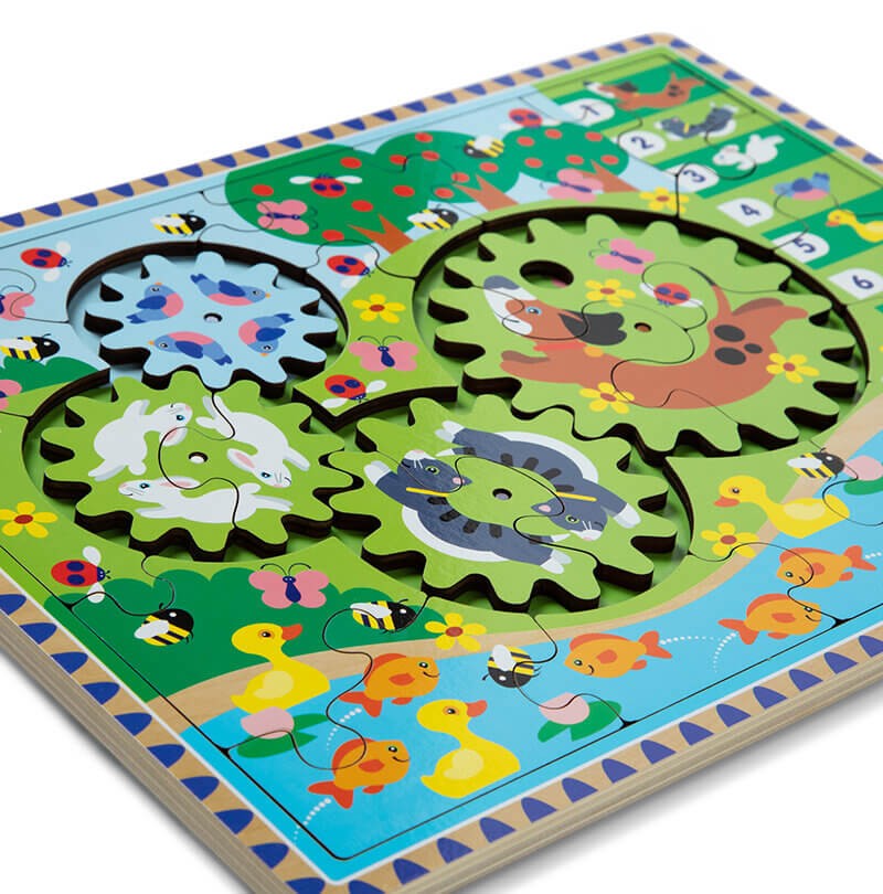 Drewniana układanka Zwierzęta / Melissa & Doug