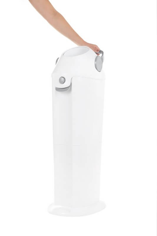 Kosz na zużyte pieluchy Magic Professional - biały (na 70 pieluch) / Magic