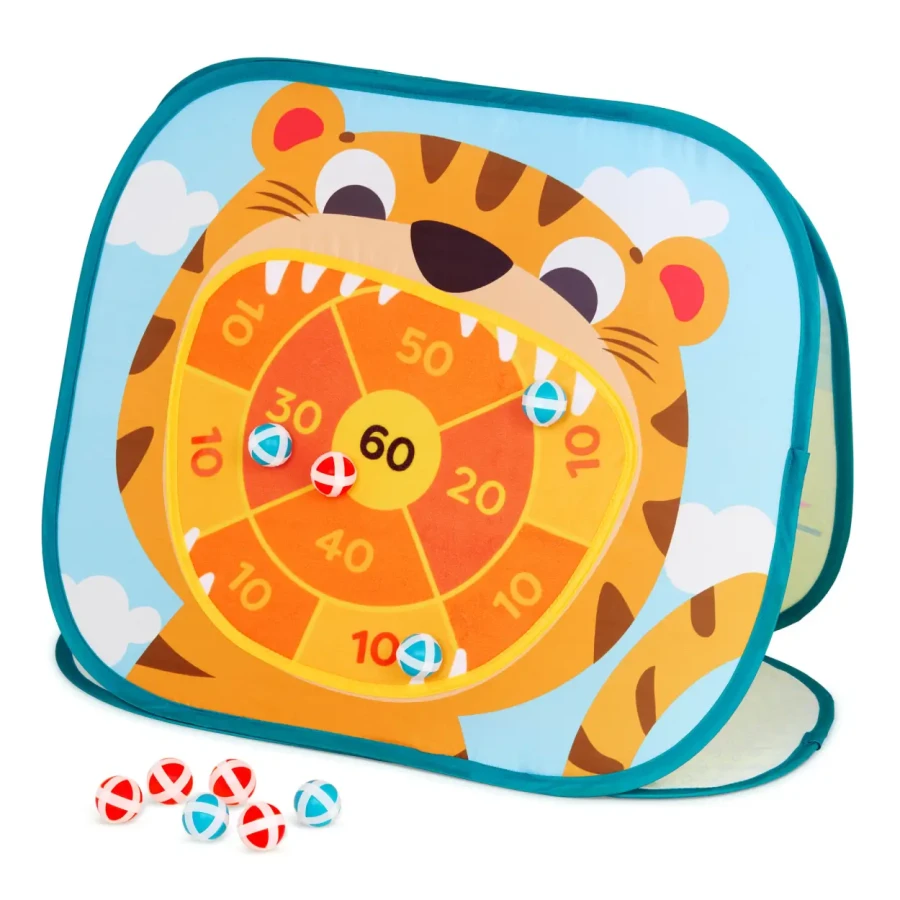 Toss ‘n’ Score – gra zręcznościowa 3w1 z tarczami / B.Toys