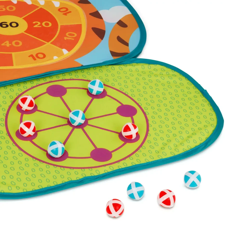 Toss ‘n’ Score – gra zręcznościowa 3w1 z tarczami / B.Toys