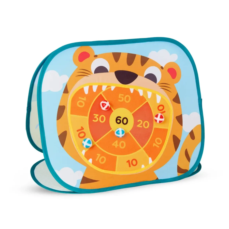 Toss ‘n’ Score – gra zręcznościowa 3w1 z tarczami / B.Toys