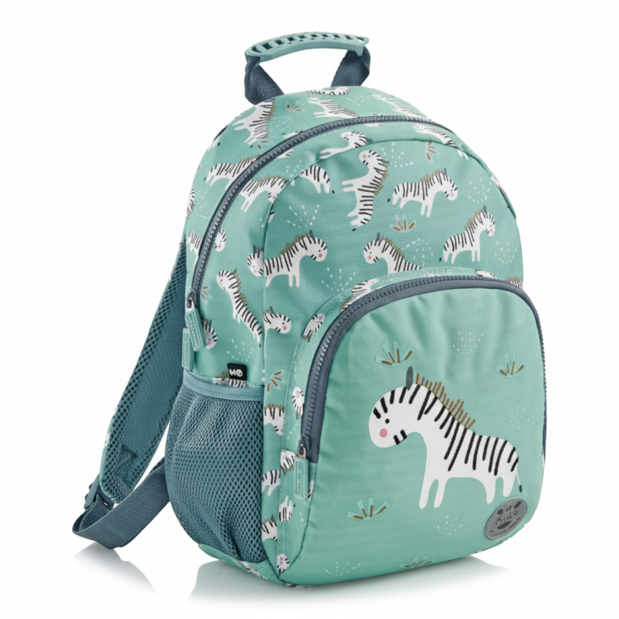 Plecak dwukomorowy London Zebra, 12L / Miquelrius