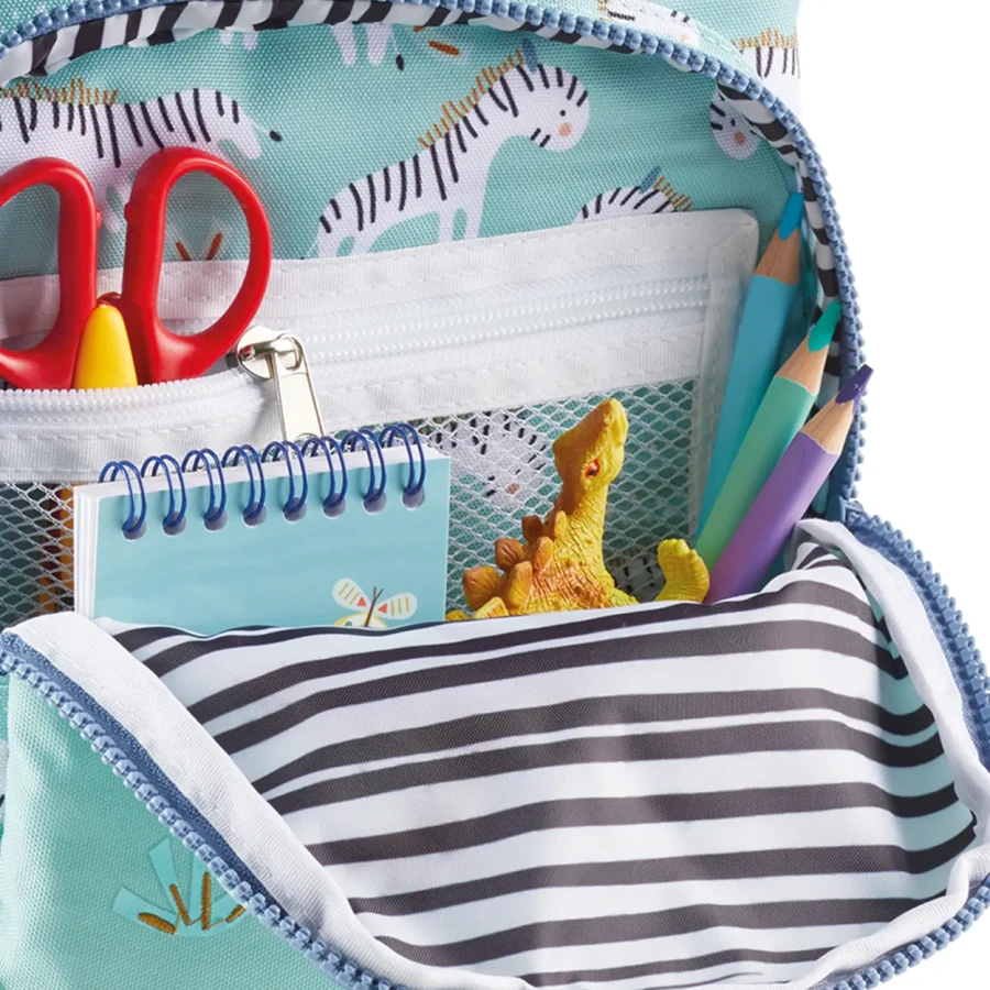 Plecak dwukomorowy London Zebra, 12L / Miquelrius