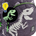 Plecak dwukomorowy Roma Dinozaur świecący w ciemności, 24L / Miquelrius