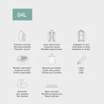 Plecak dwukomorowy Roma Level Up, 24L / Miquelrius