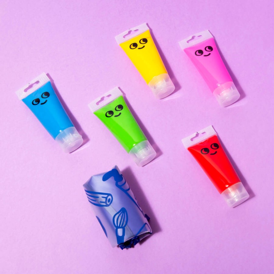 Zestaw do malowania palcami z fartuszkiem / OMY