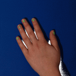 Naklejki na paznokcie dla dzieci Glow Party - 200 sztuk / OMY