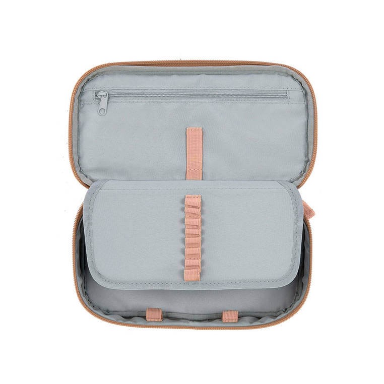 Piórnik-etui na akcesoria szkolne Bold, karmelowy / Lassig