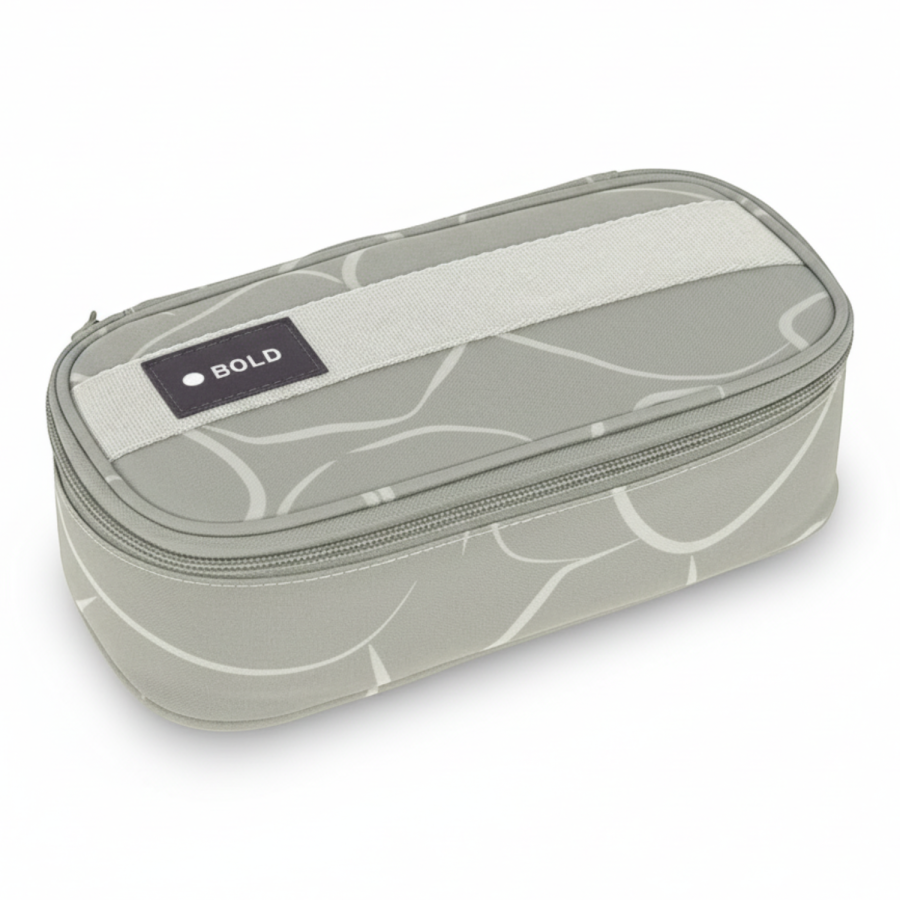 Piórnik-etui na akcesoria szkolne Bold, szałwiowy / Lassig