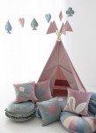 Wodoodporny namiot tipi do ogrody, dusty pink / Cozy & Dozy
