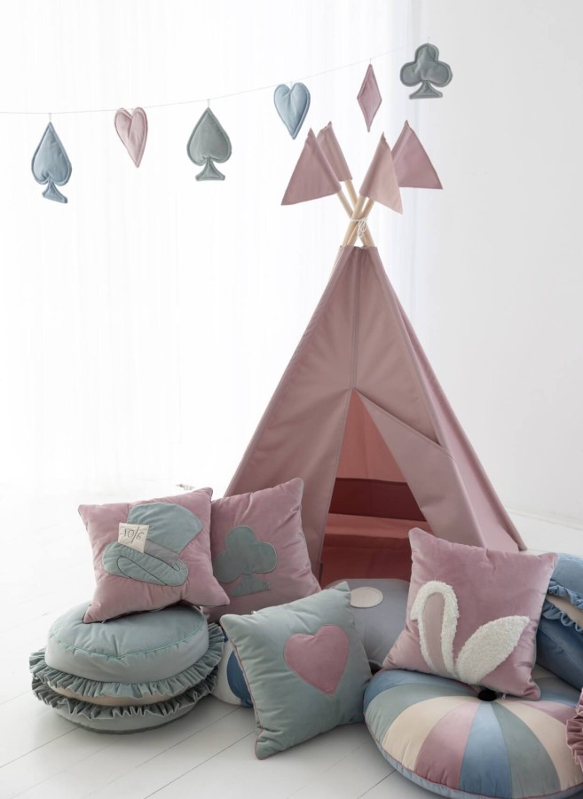 Wodoodporny namiot tipi do ogrody, dusty pink / Cozy & Dozy