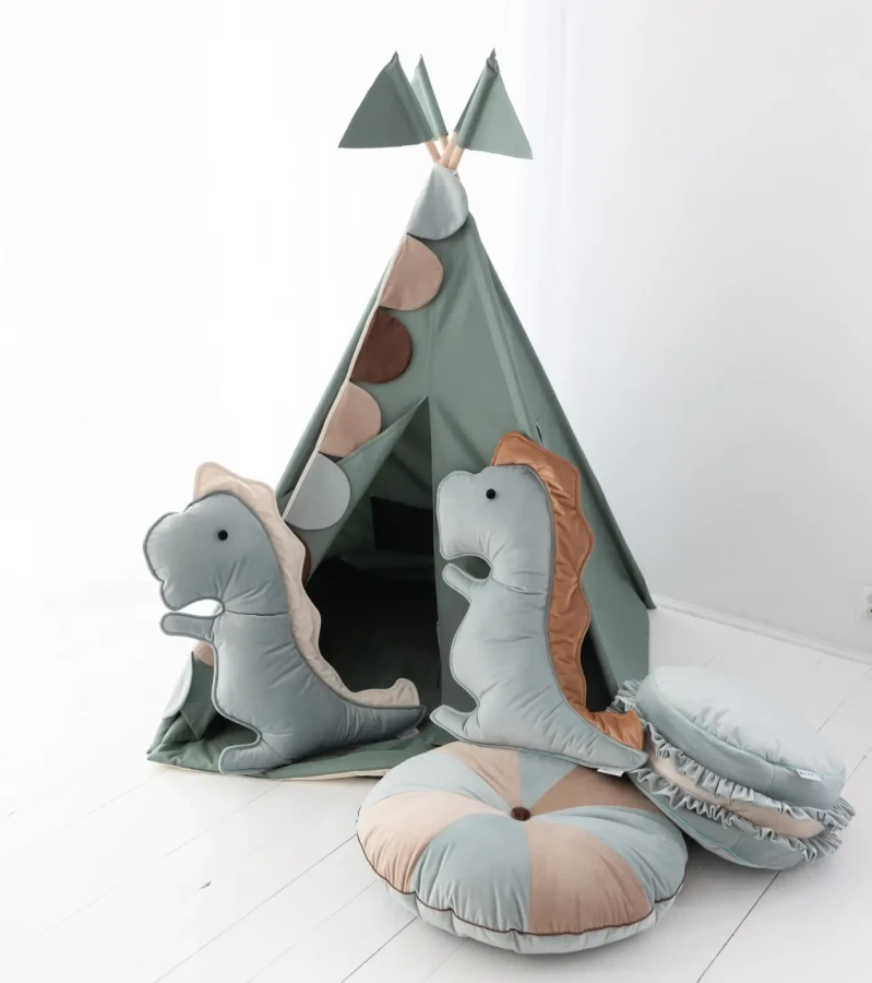 Wodoodporny namiot tipi do ogrody, sage / Cozy & Dozy