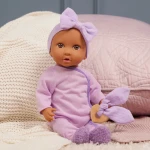 Zestaw ubranek dla lalki niemowlęcia, piżamka dziewczęca / LullaBaby