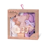 Duży zestaw ubranek dla lalki niemowlęcia dziewczynki / LullaBaby