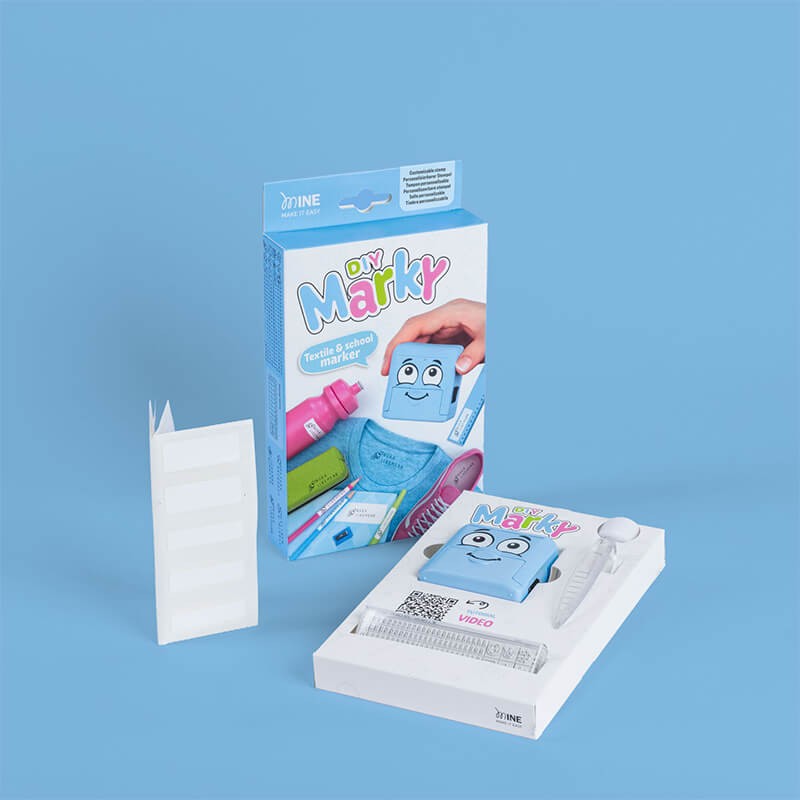 Drukarenka do odzieży DIY MARKY - niebieska / COLOP