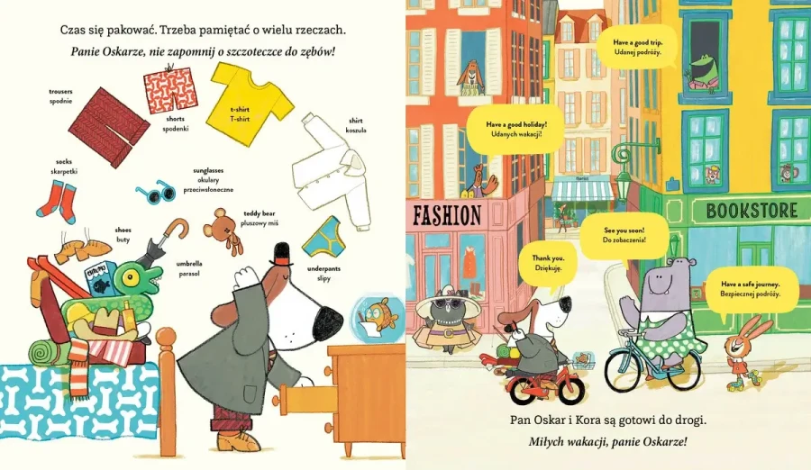 Pan Oskar na wakacjach / Wydawnictwo Zielona Sowa